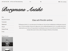 Tablet Screenshot of borgmansantikt.se